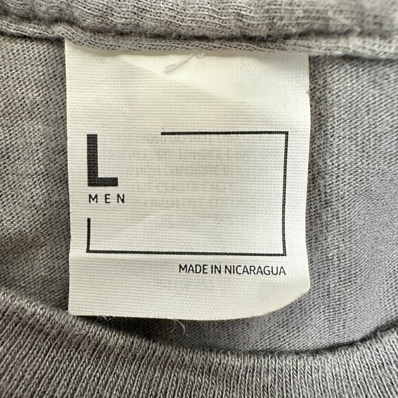 Mens L T-Shirt "I Love Someone With Down Syndrome To The Moon & Back" Gray SS - Picture 4 of 6